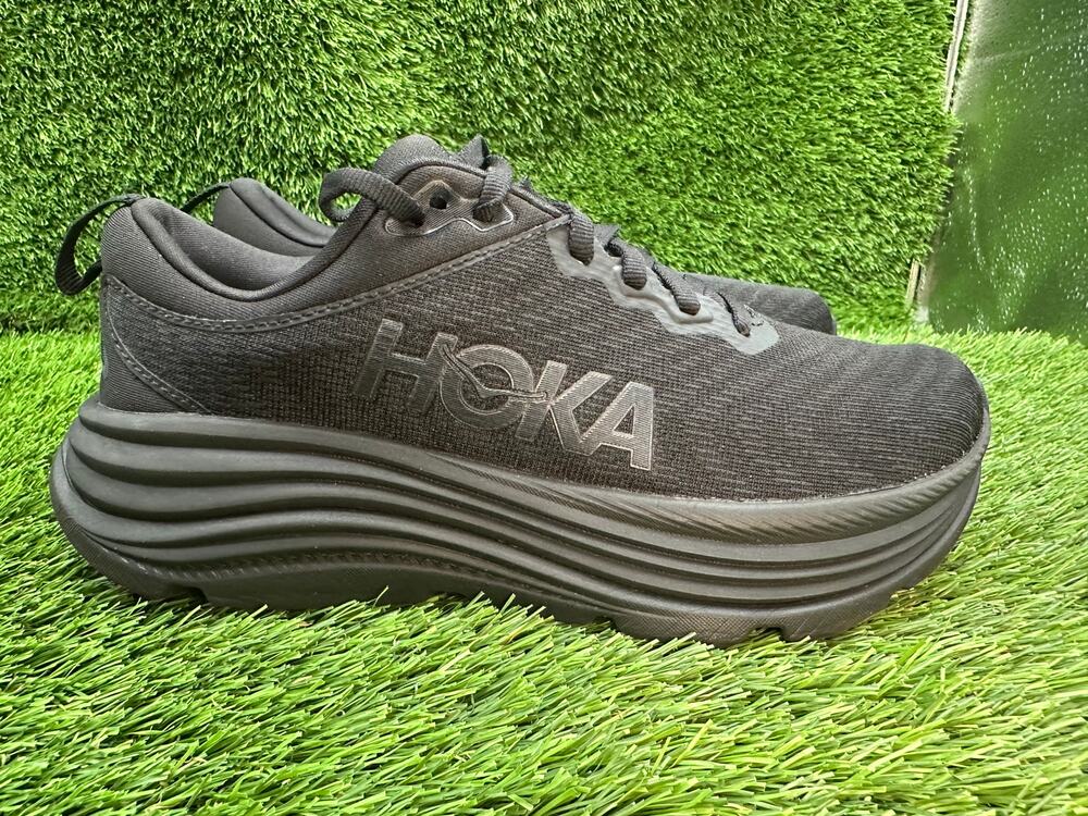 Hoka One One Gaviota 5 1134235-BBLC Athletic Sneakers Womens 6.5B Black Mesh Gym
